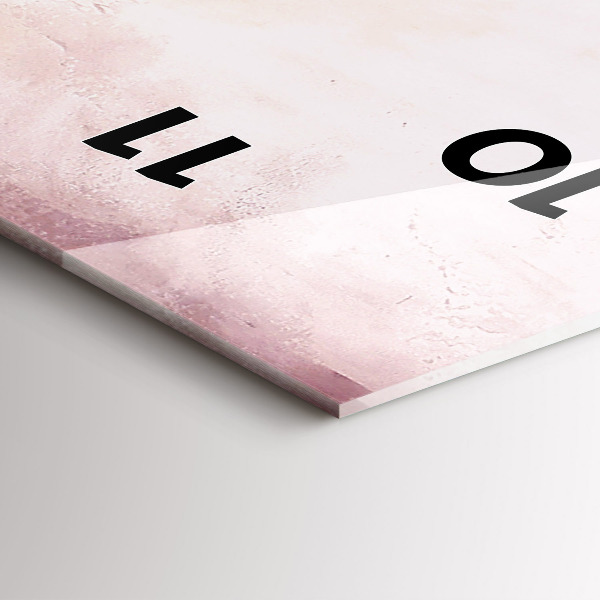 Zegar ścienny pionowy Rozkwitające kwiaty maki