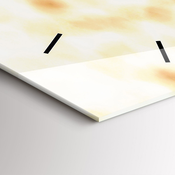 Zegar szklany pionowy Roślina w suchej ziemi