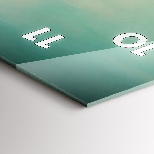 Zegar szklany pionowy Chińskie fantasy