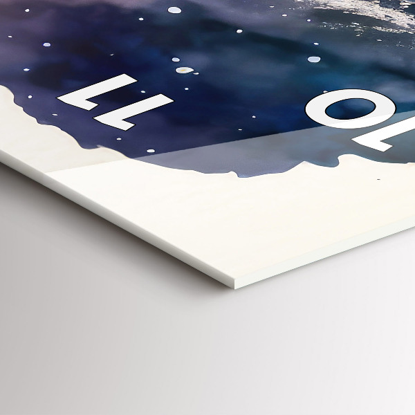 Zegar ścienny pionowy Medytacja styl życia