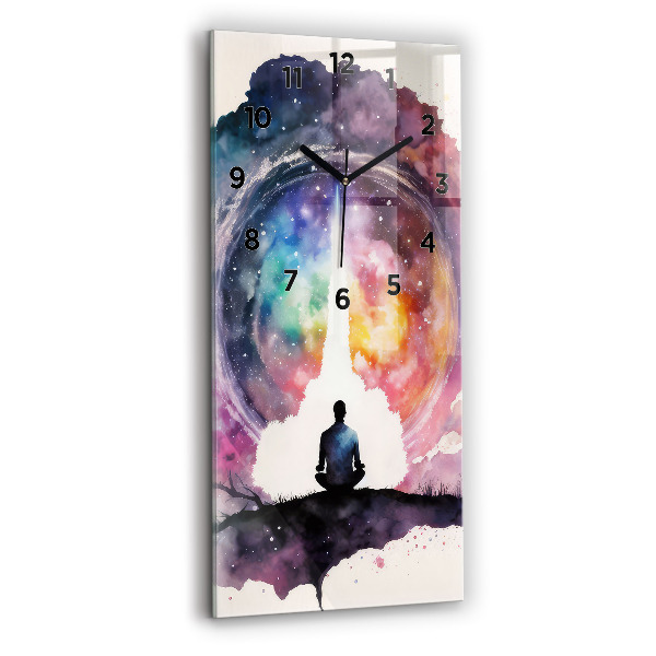 Zegar ścienny pionowy Medytacja styl życia