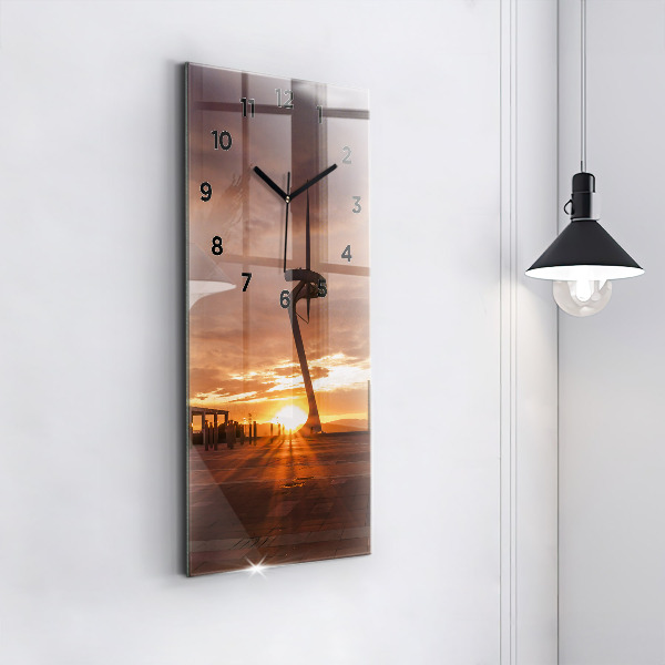 Zegar ścienny pionowy Barcelona Park Olimpijski