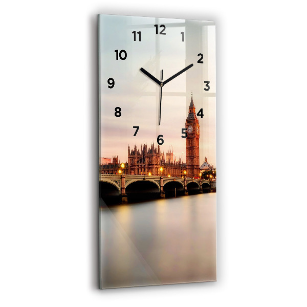 Zegar ścienny pionowy Big Ben panorama Londynu