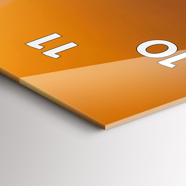 Zegar ścienny pionowy Oświetlona Wieża Eiffla