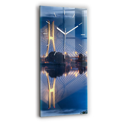 Zegar szklany pionowy Most Rędziński Wrocław