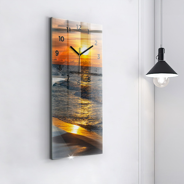 Zegar ścienny pionowy Władysławowo Morze Bałtyckie