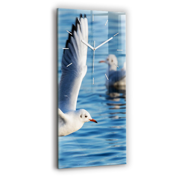 Zegar ścienny pionowy Mewy w Gdyni