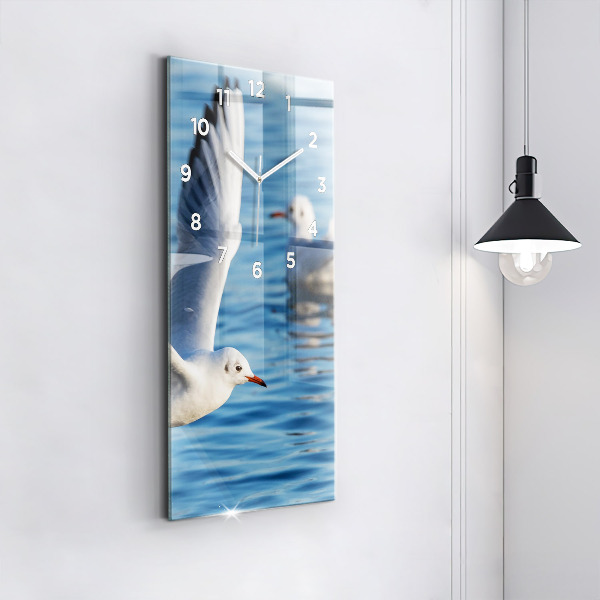 Zegar ścienny pionowy Mewy w Gdyni