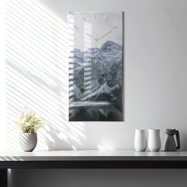 Zegar ścienny pionowy Morskie Oko w Tatrach