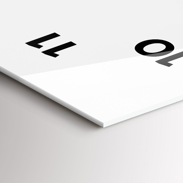 Zegar ścienny pionowy Łąka kwiaty w górach