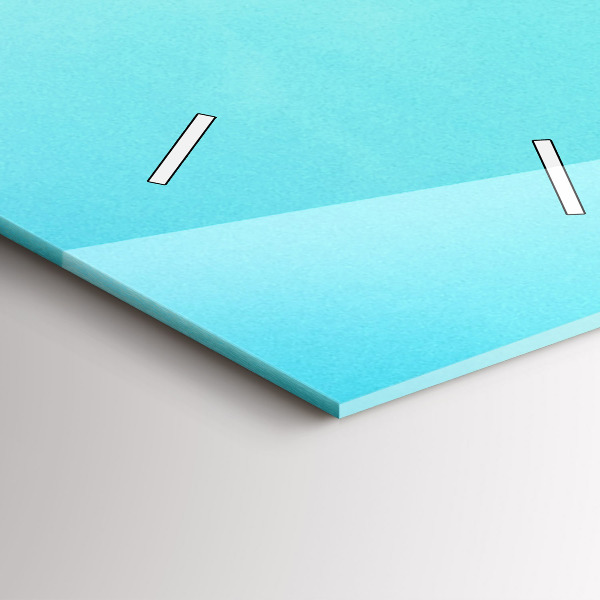 Zegar ścienny pionowy Góra i rzeka w Polsce