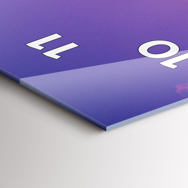 Zegar ścienny pionowy Drapacz chmur w Warszawie