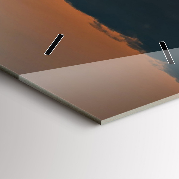 Zegar ścienny pionowy Słoneczniki na łące