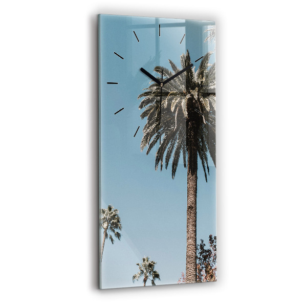 Zegar ścienny pionowy Palmy w Los Angeles