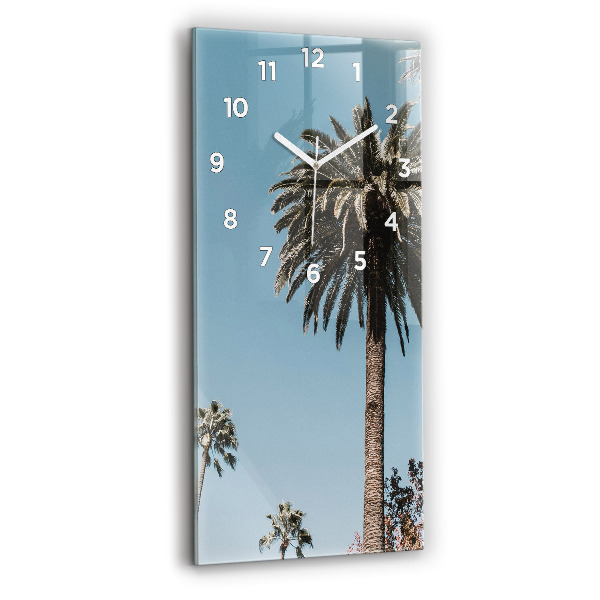 Zegar ścienny pionowy Palmy w Los Angeles