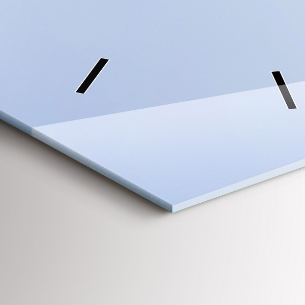 Zegar ścienny pionowy Góry przy oceanie