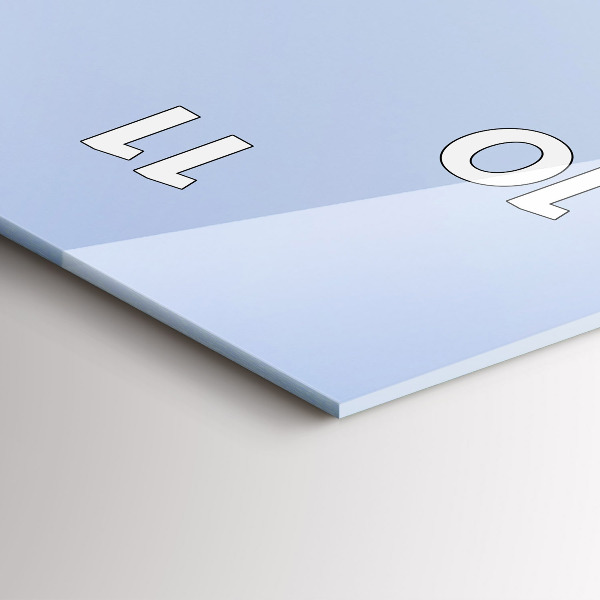 Zegar ścienny pionowy Góry przy oceanie