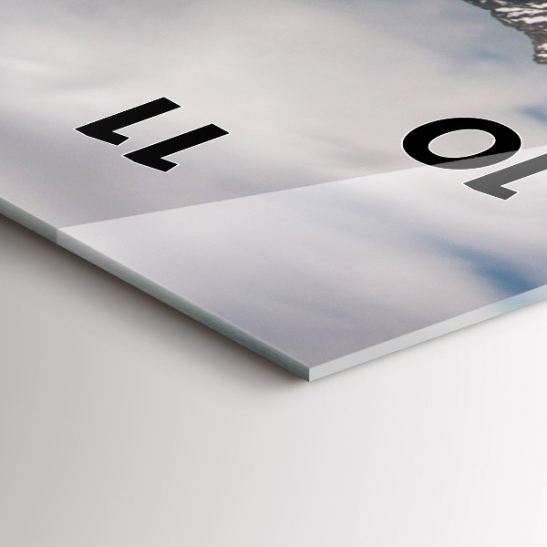 Zegar ścienny pionowy Tatry Wysokie na Słowacji