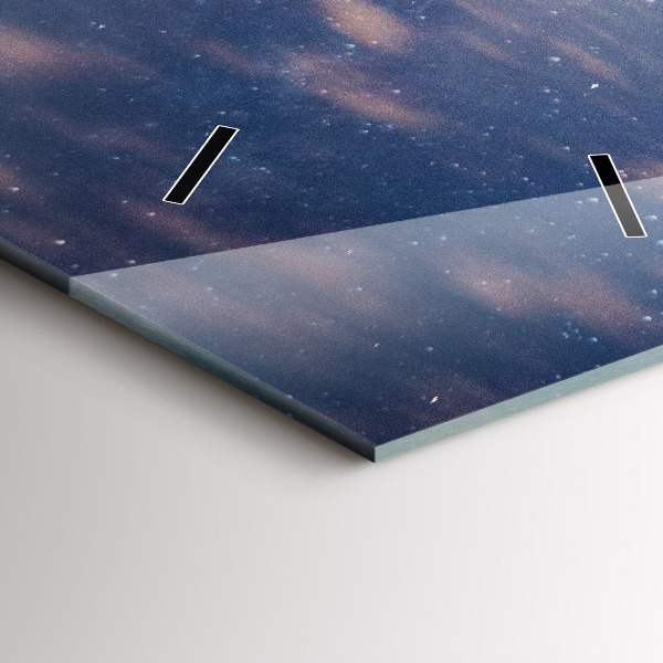 Zegar ścienny pionowy Góry o zachodzie słońca