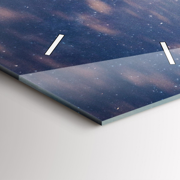 Zegar ścienny pionowy Góry o zachodzie słońca