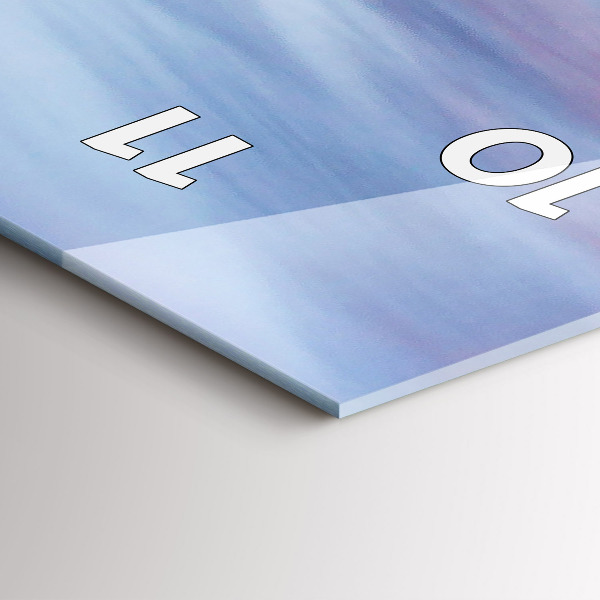 Zegar ścienny pionowy Domek w górach