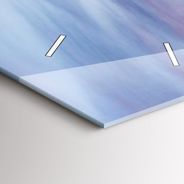 Zegar ścienny pionowy Domek w górach