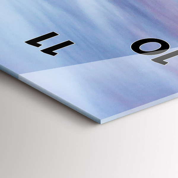 Zegar ścienny pionowy Domek w górach