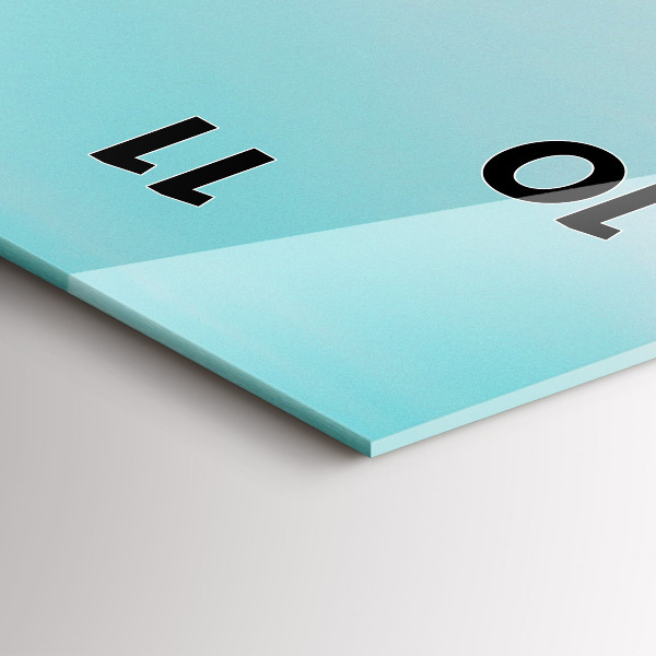 Zegar ścienny pionowy Budka telefoniczna