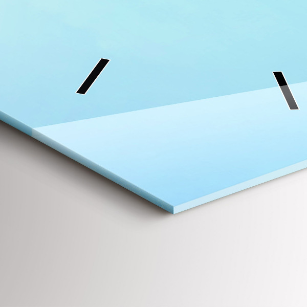 Zegar ścienny pionowy Jezioro z Górami