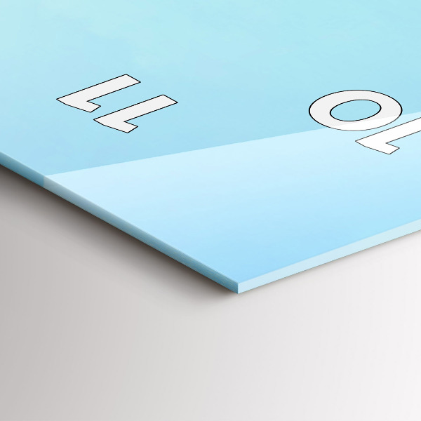 Zegar ścienny pionowy Jezioro z Górami