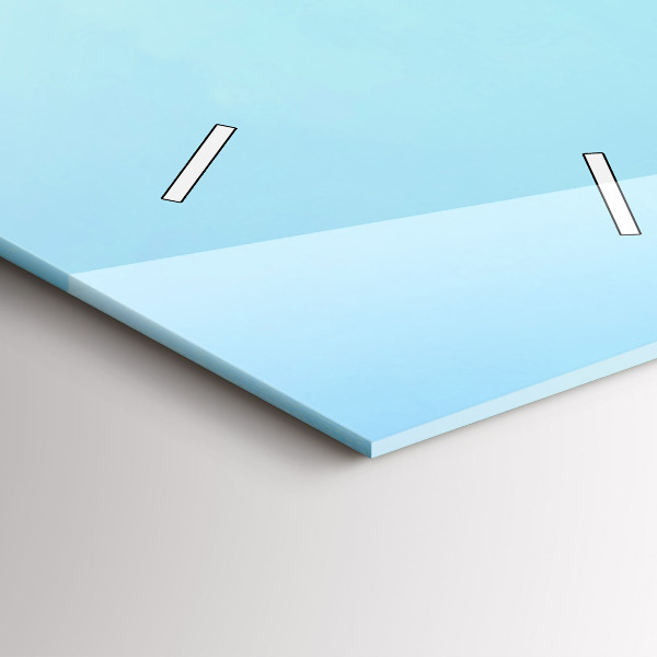 Zegar ścienny pionowy Jezioro z Górami