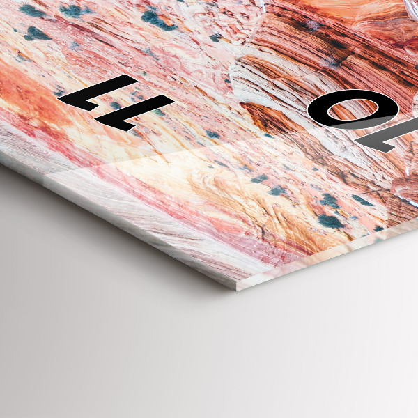 Zegar ścienny pionowy Malowniczy Wielki Kanion