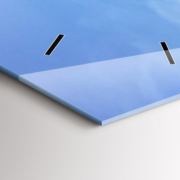 Zegar ścienny pionowy Widok na morze