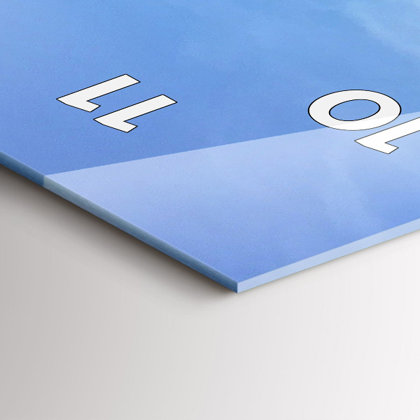 Zegar ścienny pionowy Widok na morze