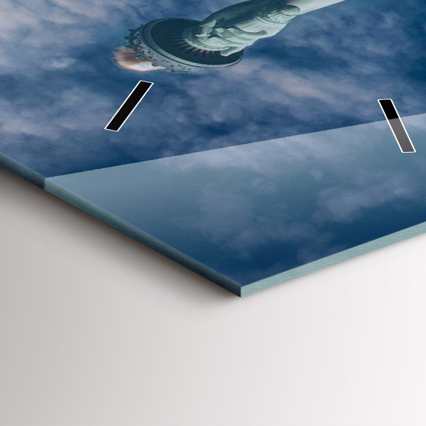 Zegar ścienny pionowy Statua Wolności Nowy Jork