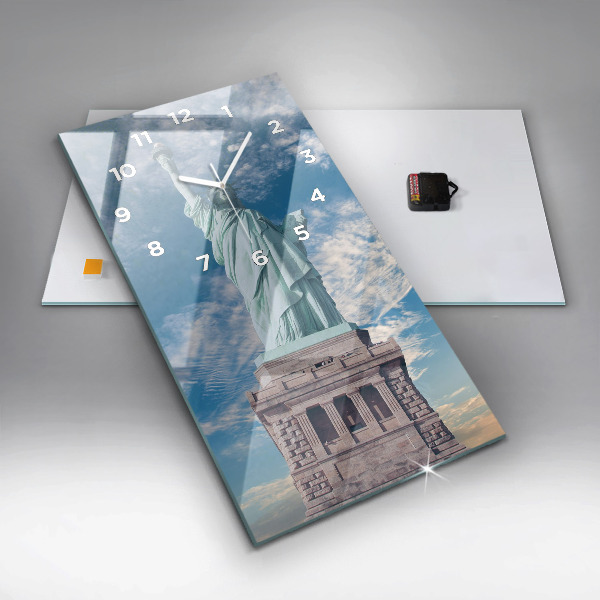 Zegar ścienny pionowy Statua Wolności Nowy Jork