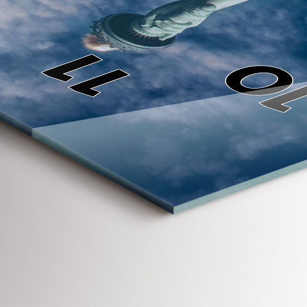 Zegar ścienny pionowy Statua Wolności Nowy Jork