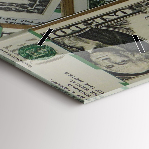 Zegar ścienny pionowy 1 dolar amerykański