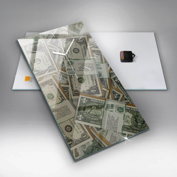 Zegar ścienny pionowy 1 dolar amerykański