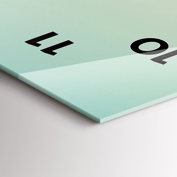 Zegar ścienny pionowy Palmy w Malibu