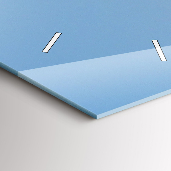 Zegar ścienny pionowy Płynąca łódka na oceanie