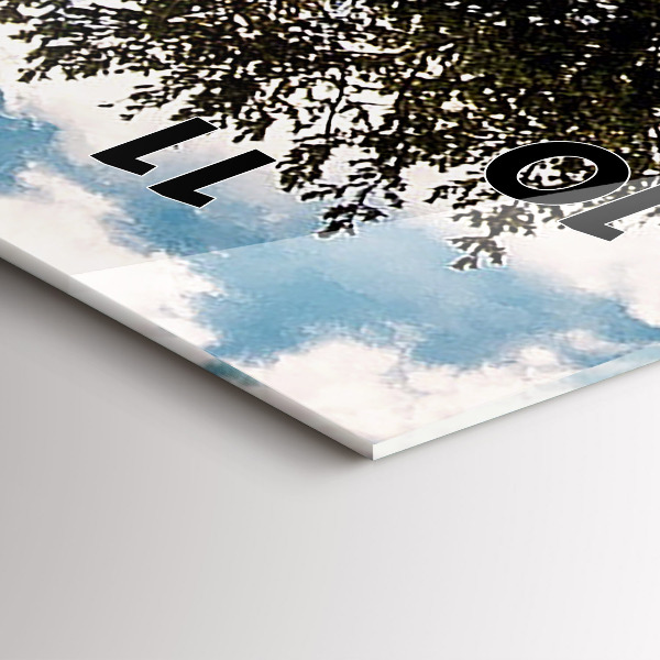 Zegar ścienny pionowy Drzewo na wzgórzu