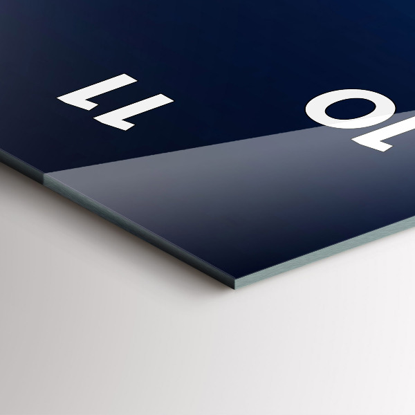 Zegar ścienny pionowy Rzeka góry Krajobraz