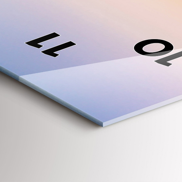 Zegar ścienny pionowy Krajobraz morza