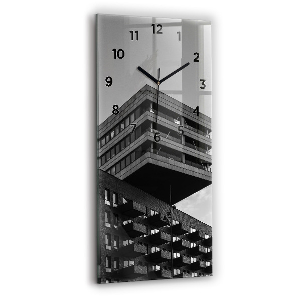 Zegar ścienny pionowy Architektura w Amsterdamie