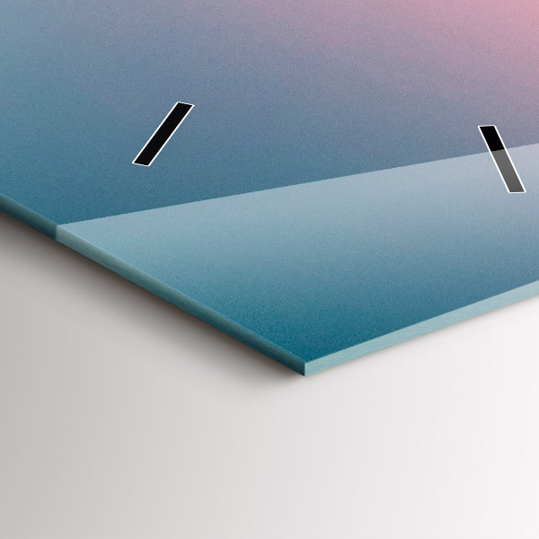 Zegar ścienny pionowy Skały o zachodzie słońca