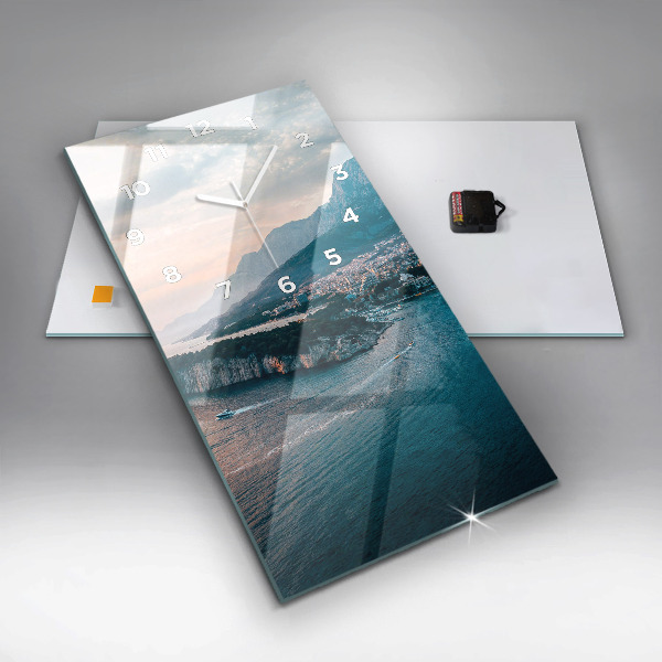 Zegar ścienny pionowy Wyspa w Chorwacji