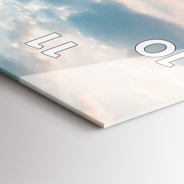 Zegar ścienny pionowy Wyspa w Chorwacji