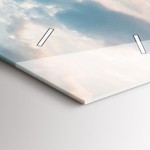 Zegar ścienny pionowy Wyspa w Chorwacji