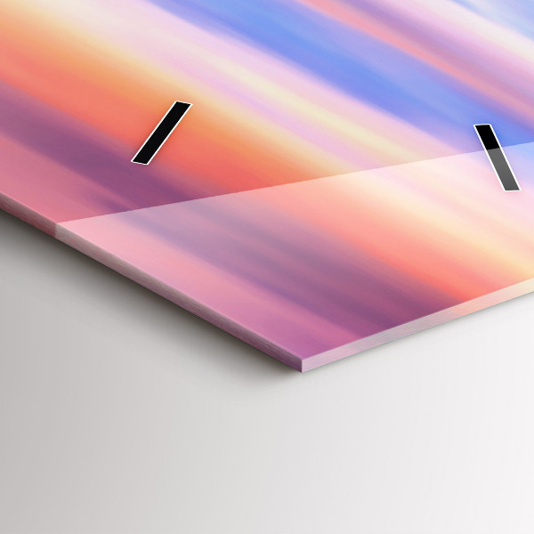 Zegar szklany pionowy Wodospad Godafoss Islandia